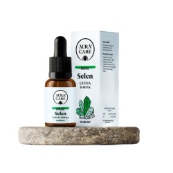 Aura Care Selen czysta forma - suplementacja dla odporności i tarczycy - 15 ml