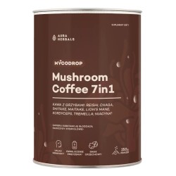 Kawa z grzybami Aura Herbals Mycodrop Mushroom Coffee 7 in 1 - 250g