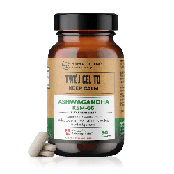 Twój Cel To Ashwagandha KSM 66 - Naturalne wsparcie odporności na stres i równowagi organizmu - 90 tabletek