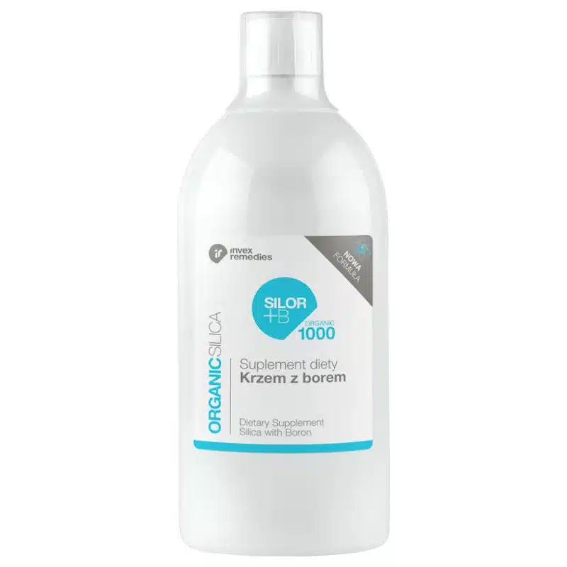 Krzem z borem SILOR+B ORGANIC Invex Remedies - Uzupełnia niedobór krzemu i boru