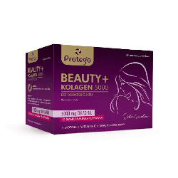 Protego Beauty Kolagen 5000 mg Salvum Lab - Kolagen wołowy dla opóźnienia procesu starzenia skóry - 30 saszetek