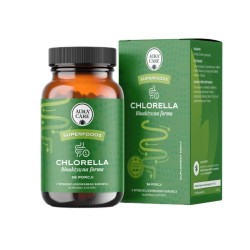 Aura Care Chlorella - naturalne wsparcie oczyszczania organizmu i zdrowia jelit - 56 porcji