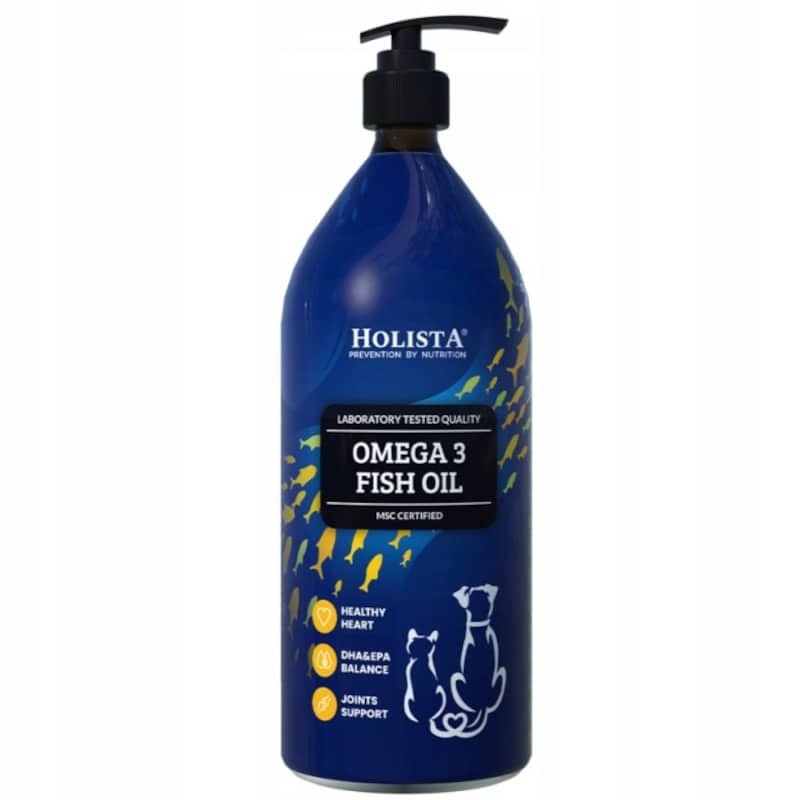 Olej Omega 3 dla psa i kota Holista Omega 3 Fish Oil - Naturalne źródło zdrowia i energii