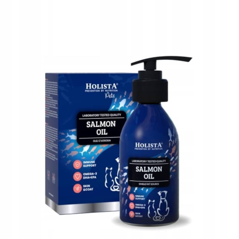 Olej z łososia dla psa i kota Holista Salmon Oil - Naturalne Omega 3 z Łososia Atlantyckiego