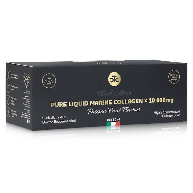 Płynny Kolagen Morski 10 000 mg o smaku Marakui The Collagen Company - 10 x 30 ml