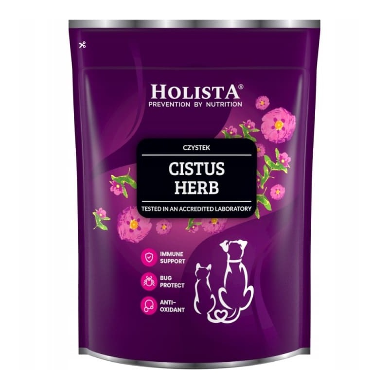 Czystek dla psa i kota na kleszcze Holista Cistus Herb - naturalna tarcza ochronna w każdej porze roku