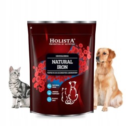 Naturalne żelazo dla psa i kota Holista Natural Iron - wsparcie krwi, energii i odporności organizmu - 600 g