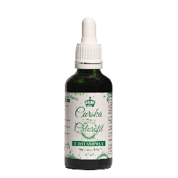 Chlorofil w płynie z witaminą C Carska Chlorofil - naturalny detoks i energia na co dzień - 50 ml