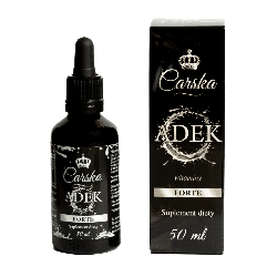 Witamina ADEK w kroplach Carska - kompleks witamin dla odporności, kości i wzroku - 50 ml