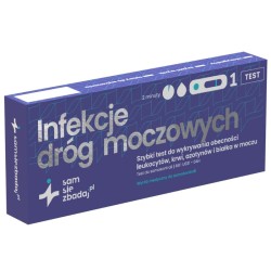 Domowy test na zakażenie układu moczowego Sam Się Zbadaj - Szybka diagnostyka infekcji dróg moczowych w domu