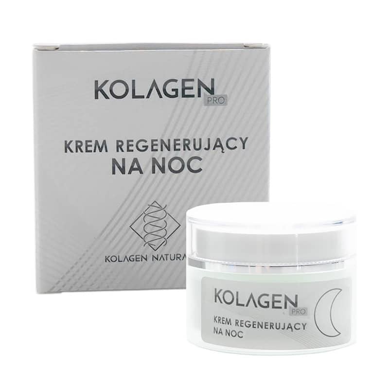 Krem regenerujący do twarzy na noc Kolagen PRO - 50 ml