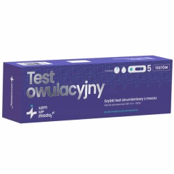 Test owulacyjny LH strumieniowy Sam Się Zbadaj - Skuteczne wyznaczanie dni płodnych i wsparcie planowania ciąży