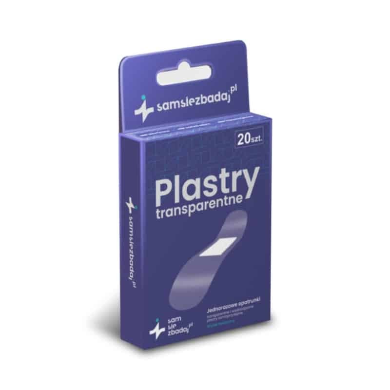 Plastry transparentne 20 sztuk Sam Się Zbadaj - Dyskretna ochrona drobnych ran każdego dnia