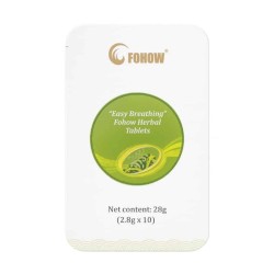 FOHOW Easy Breathing - ziołowe cukierki na gardło do ssania dla komfortu oddychania - 10 cukierków