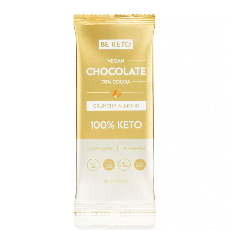 Wegańska Keto Czekolada z Olejem MCT BeKeto - Różne smaki 80 g