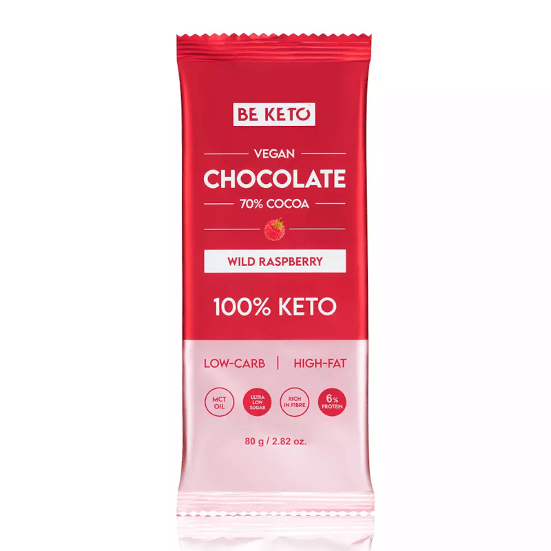 Wegańska Keto Czekolada z Olejem MCT BeKeto - Różne smaki 80 g