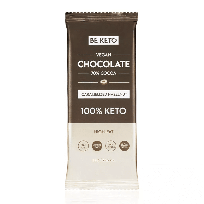 Wegańska Keto Czekolada z Olejem MCT BeKeto - Różne smaki 80 g