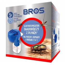 Bros Elektro + płyn na komary - Zwalcza komary -  zestaw
