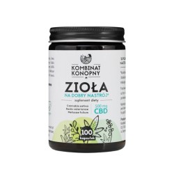 Zioła na dobry nastrój Kombinat Konopny -  5 mg CBD - 100 kapsułek