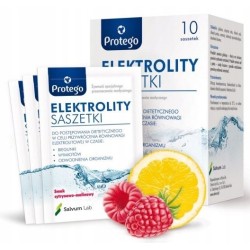 Salvum Protego Elektrolity Saszetki - Skuteczne nawodnienie dla dzieci i dorosłych - 10 saszetek