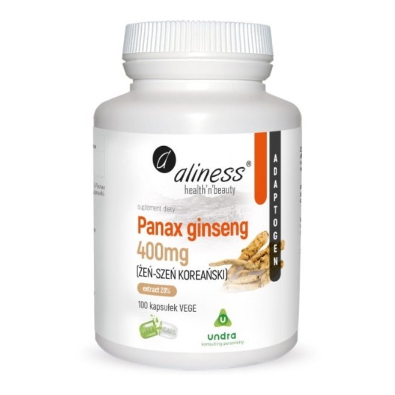 Panax Ginseng ŻEŃ-SZEŃ KOREAŃSKI 400mg Aliness - Panda