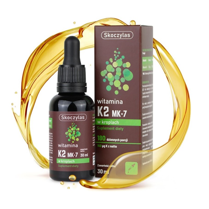 Witamina K2 MK-7 w kroplach marki Skoczylas 30 ml - Panda