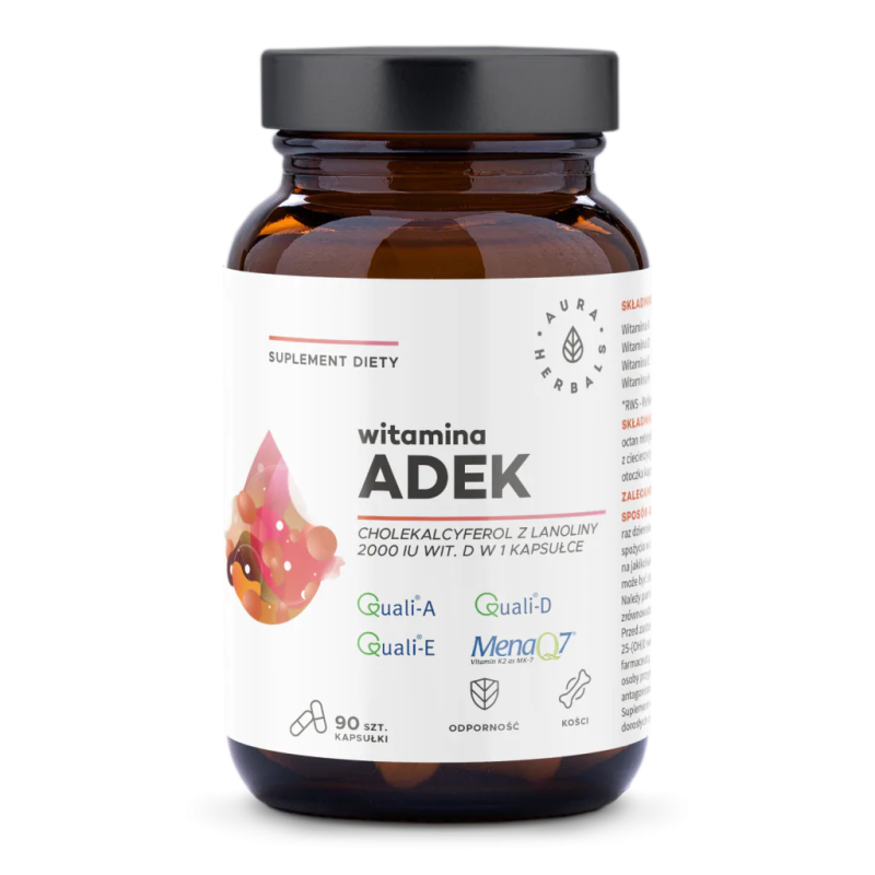 ADEK Aura Herbals - Moc Witamin A + D + E + K - Panda