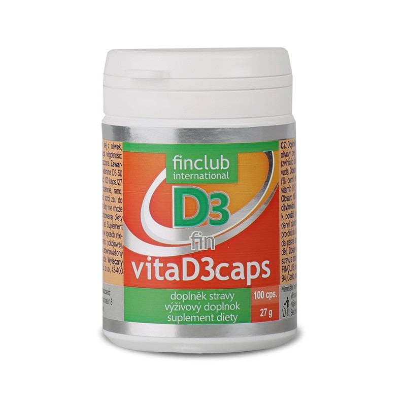 VitaD3caps Finclub - Witamina D3 w formie olejowej - Panda