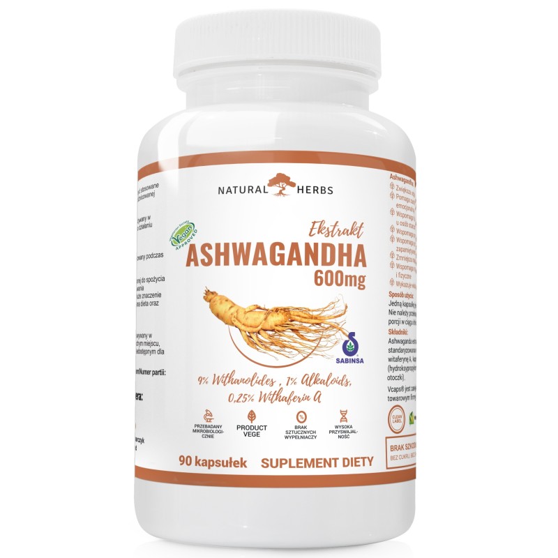 Ashwagandha Alto Pharma - 90 kapsułek - Panda