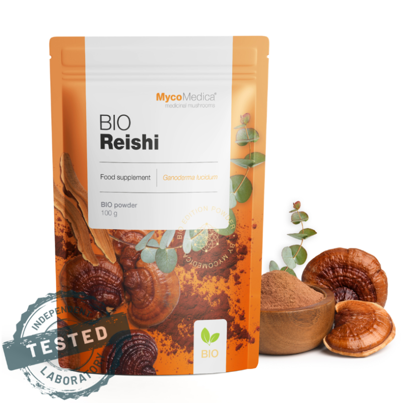 Reishi BIO MycoMedica - Wspiera odporność i witalność - Panda