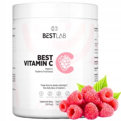 Best Vitamin C Best Lab - Witamina C o smaku malinowym - Panda
