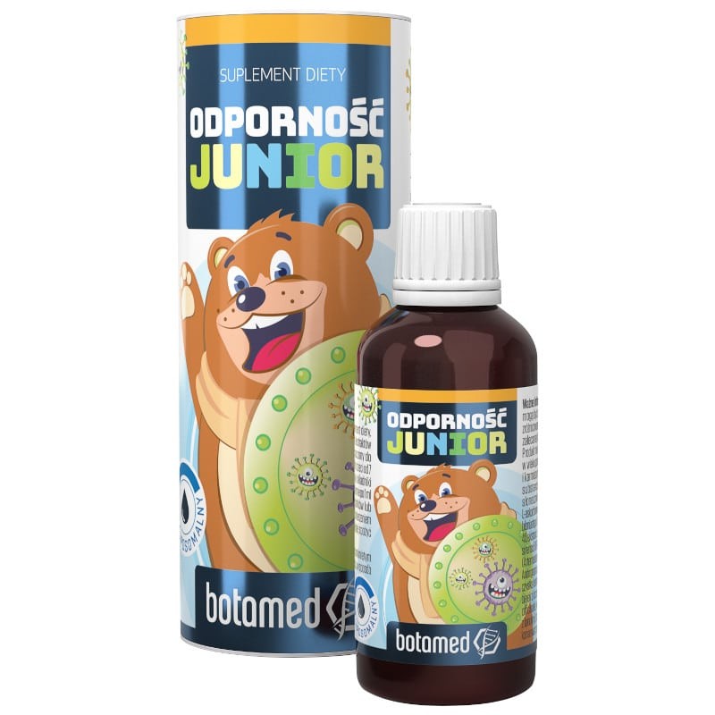 Odporność Junior Botamed - Wspiera odporność u dzieci w wieku szkolnym - 50 ml