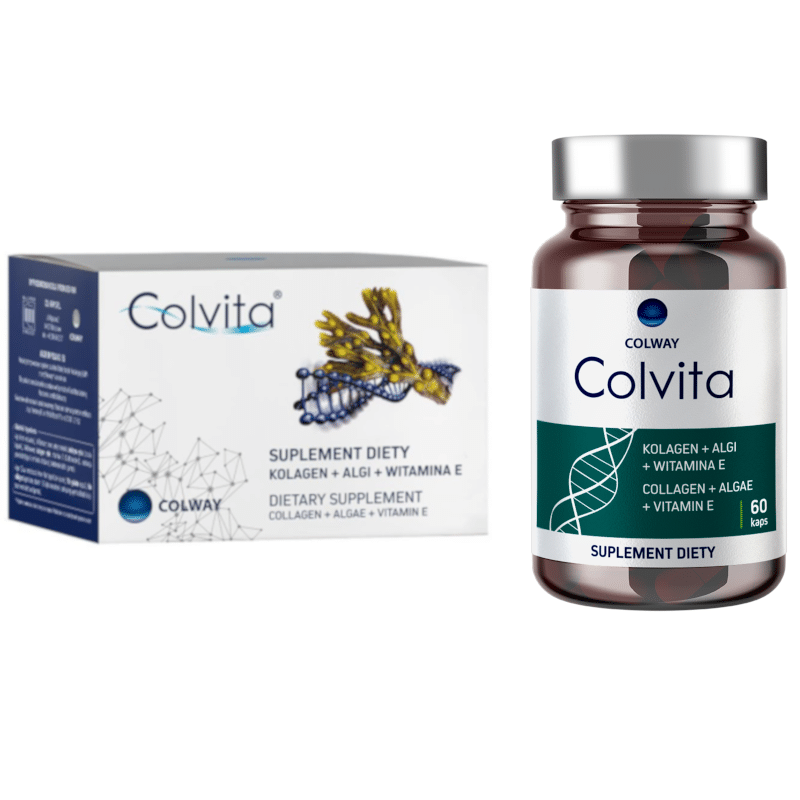 Colvita Colway Kolagen rybi - Naturalna pielęgnacja urody od wewnątrz - 60 i 120 kapsułek