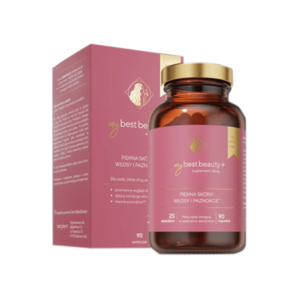 MyBestBeauty+ Wspiera kondycję włosów, skóry i paznokci MyBestPharm - 90 kapsułek