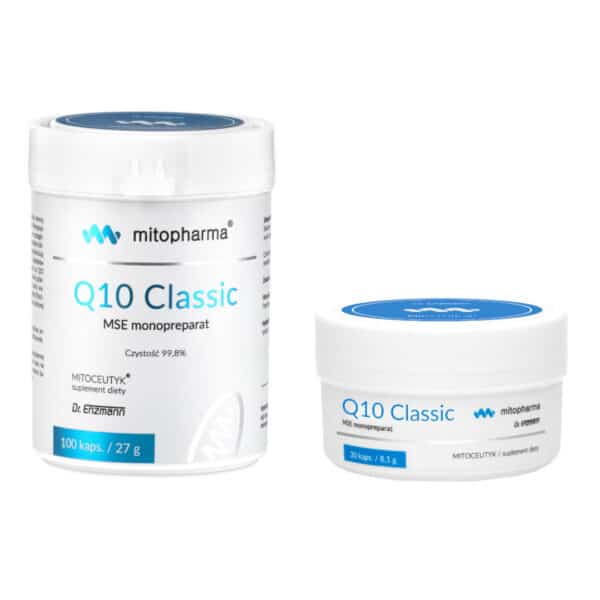 Q10 Classic MSE Mitopharma - Wsparcie organizmu - 30 i 100 kapsułek