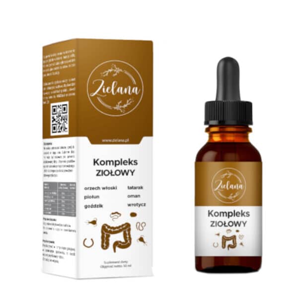 Kompleks Ziołowy Zielana - Kompozycja ekstraktów ziołowych - 50 ml