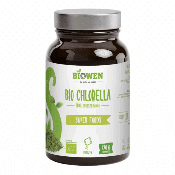 BIO chlorella Biowen - Naturalna alga - 120 g w proszku