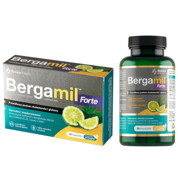 Bergamil Forte Xenico Pharma - Cholesterol - Smak bergamotki