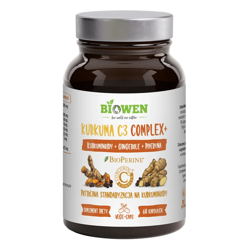 Kurkuma C3 Complex Biowen - Wsparcie organizmu - 60 kapsułek