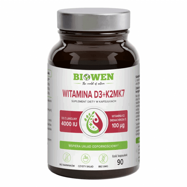 Witamina D3 K2 Biowen