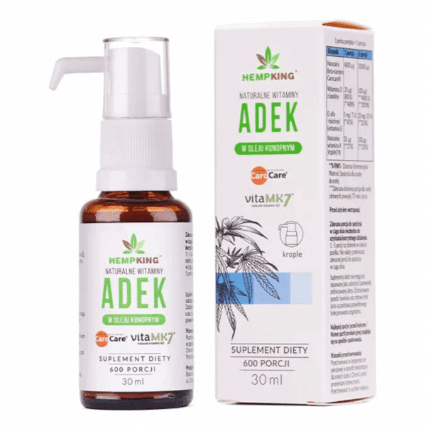 Witaminy ADEK HempKing - Kompleks witamin - 30 ml