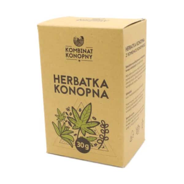 Herbatka konopna Kombinat Konopny - Naturalne wsparcie - 30 g - 20 piramidek
