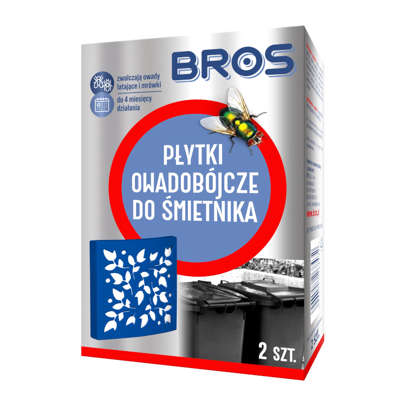 Bros Płytki owadobójcze do śmietnika