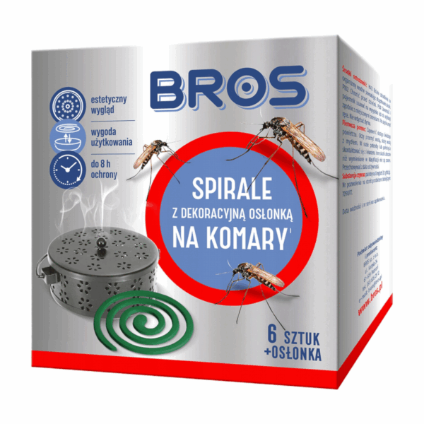 Bros Spirale dekoracyjne na komary