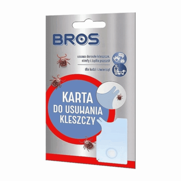 Bros Karta do usuwania kleszczy