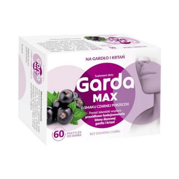 Garda max o smaku porzeczkowym