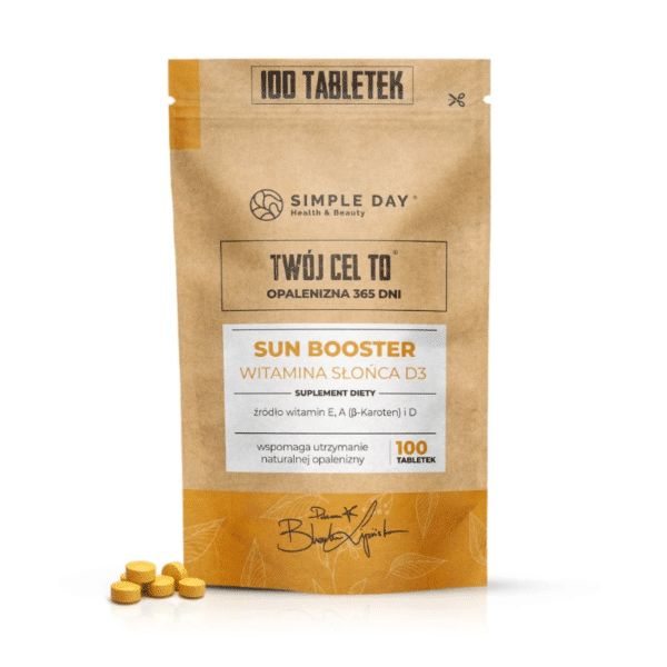 Twój Cel to Sun Booster - Wspomaga utrzymanie naturalnej opalenizny - 100 tabletek