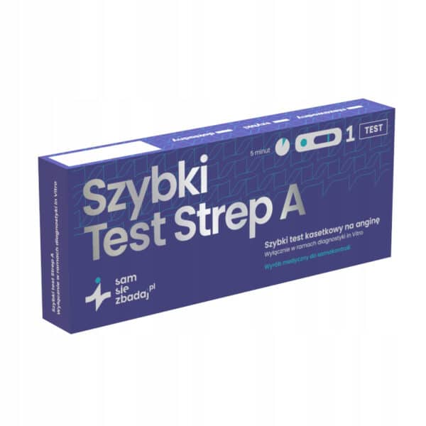 test na anginę paciorkowcową